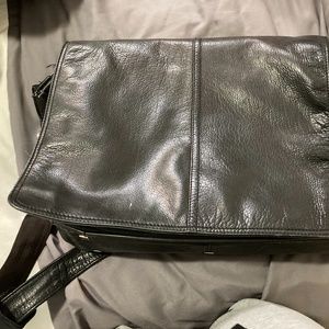genuine leather messenger bag